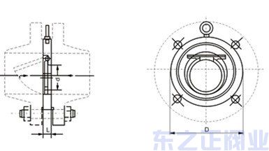 對(duì)夾圓片式止回閥結(jié)構(gòu)圖