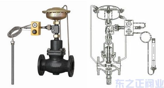 自力式流量、溫度組合閥結(jié)構(gòu)圖