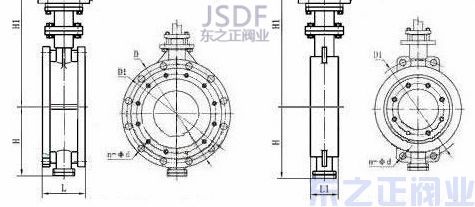 電動(dòng)調(diào)節(jié)蝶閥結(jié)構(gòu)圖